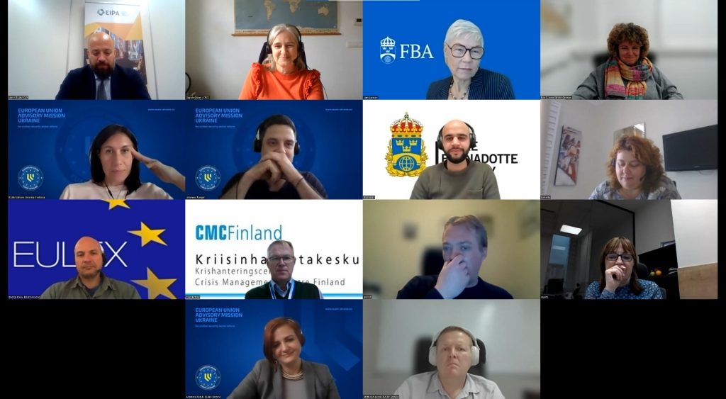 LDP-ohjelman osallistujia kuvattuna verkkokokouksessa